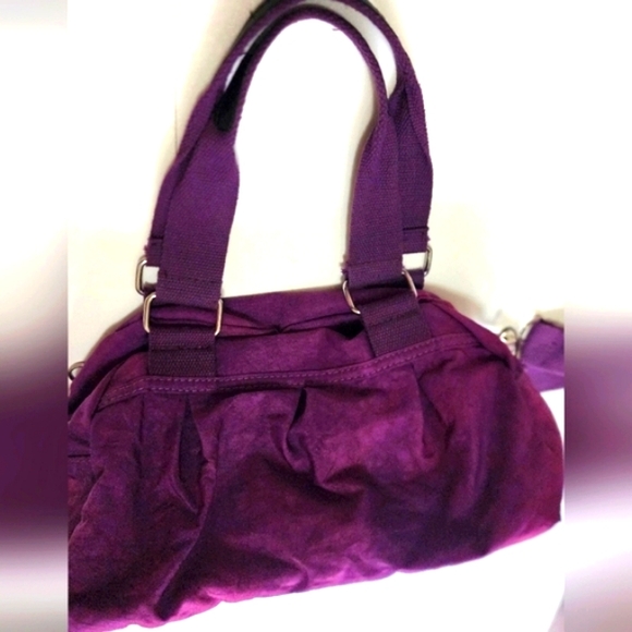Jinqiaoer Small purple Nylon Crossbody purse / Kipling style - Picture 2 of 5